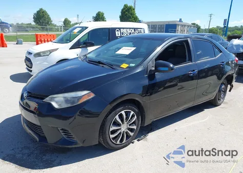 2015 Toyota Corolla Le z USA, uszkodzony, nr VIN 2T1BURHE9FC367284